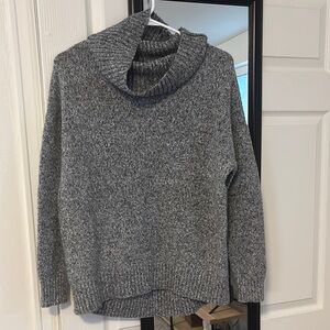 Old Navy Gray Cowl Turtleneck Sweater